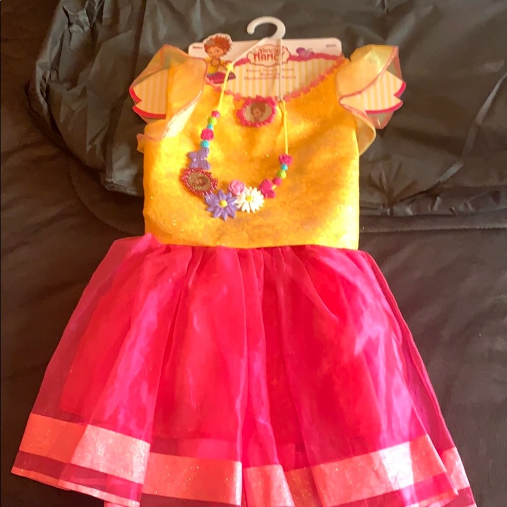 Disney Junior’s Fancy Nancy Dress w/ Necklace